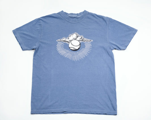 Church of Baseball T-Shirt Blue