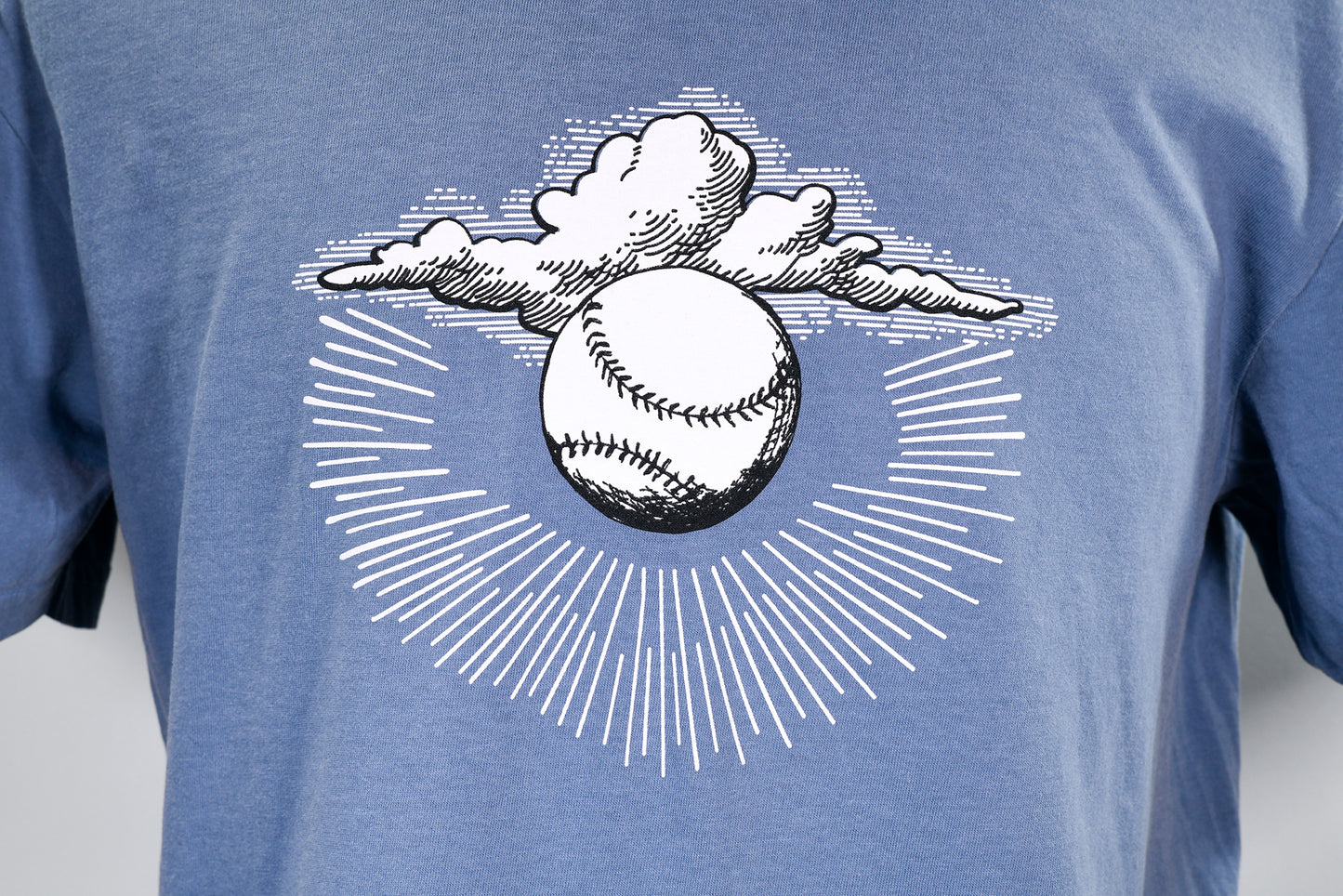 Church of Baseball T-Shirt - Blue