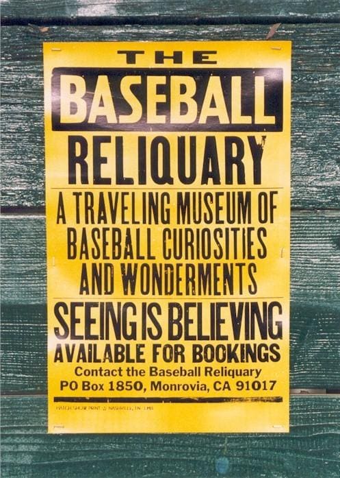 Vintage Baseball Reliquary T-Shirt