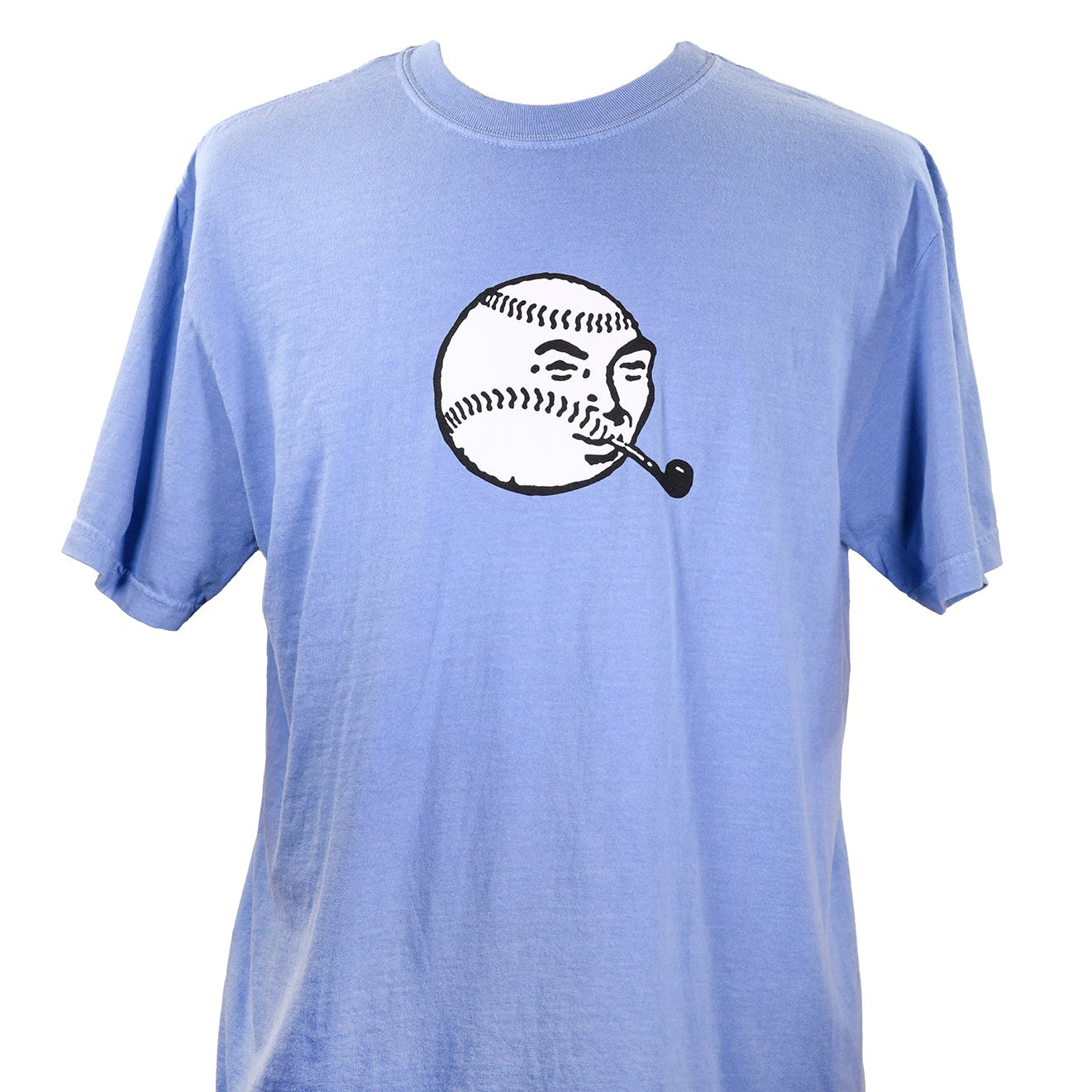 Foul Ball by Pat Riot T-Shirt Blue