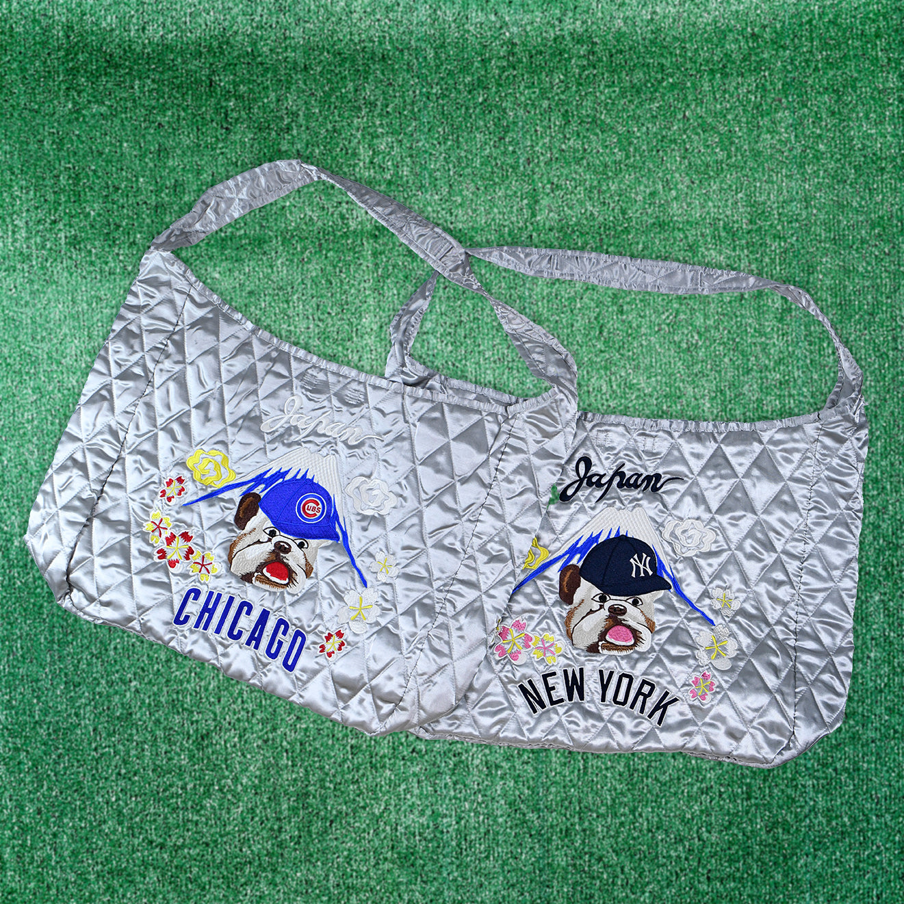 MLB Embroidered Shoulder Bag by Infielder Design